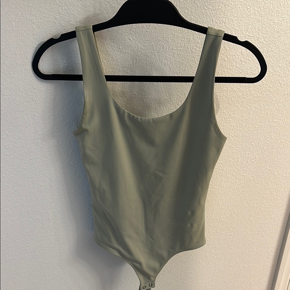 Express Olive Green Bodysuit